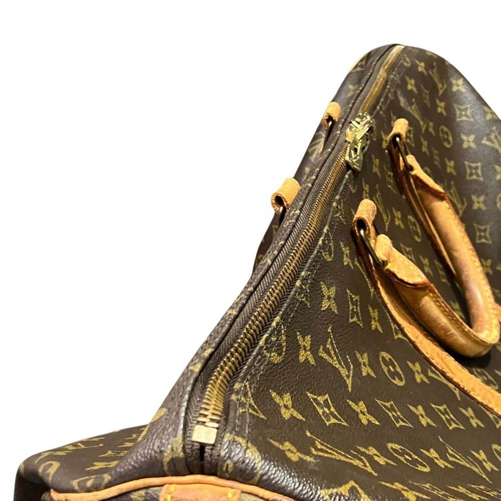 LOUIS VUITTON Brown Monogram Canvas Boston Bag - Picture 9 of 9